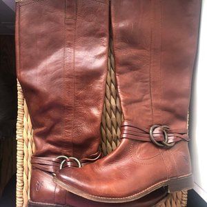 Frye Riding Boots with Ankle Straps